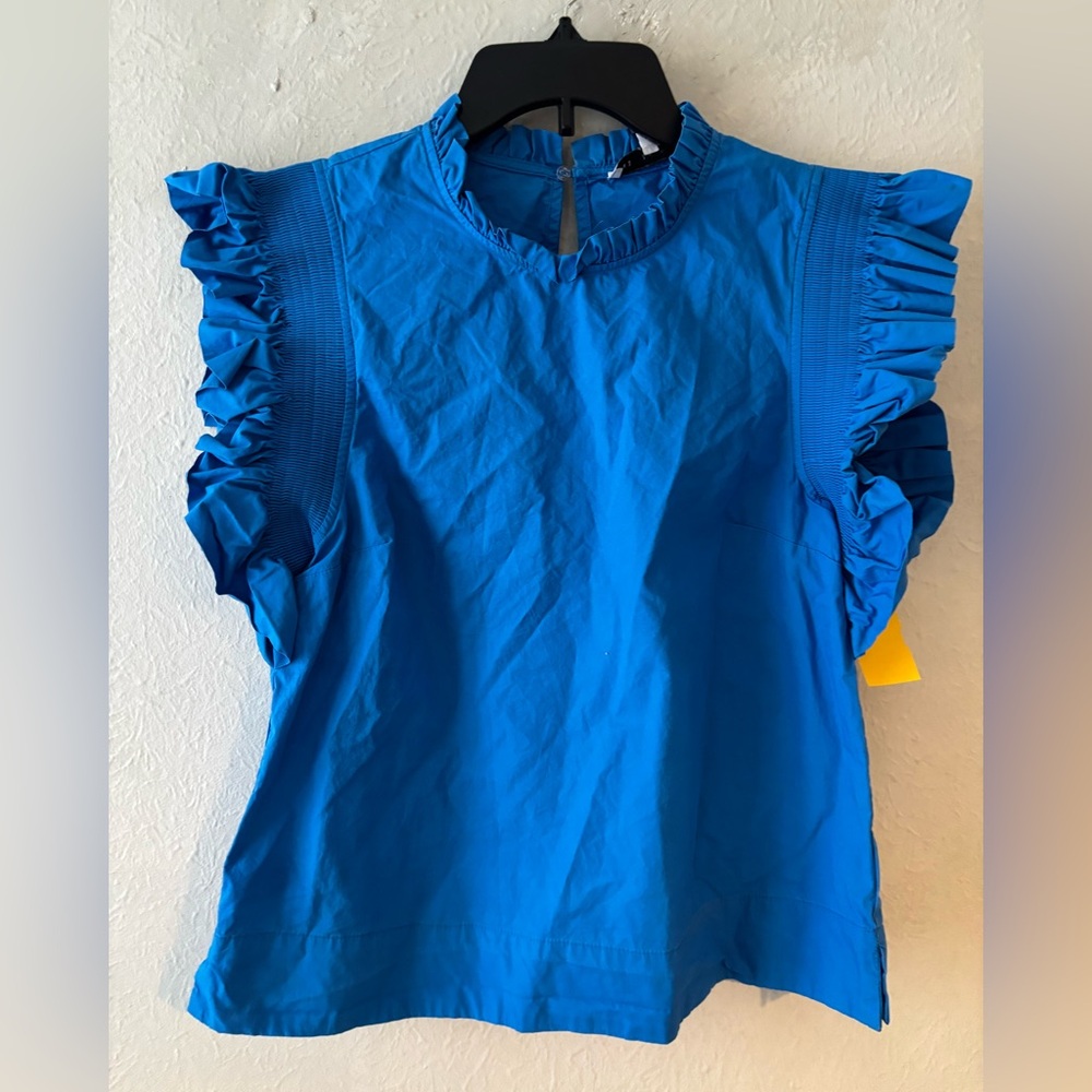 English Factory Ruffel Sleeve Top size S